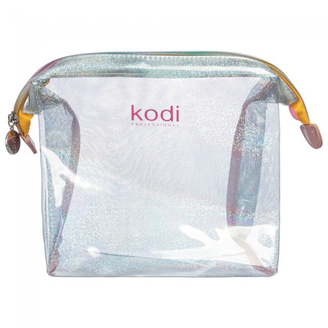 Transparent Cosmetic Bag with Shimmer